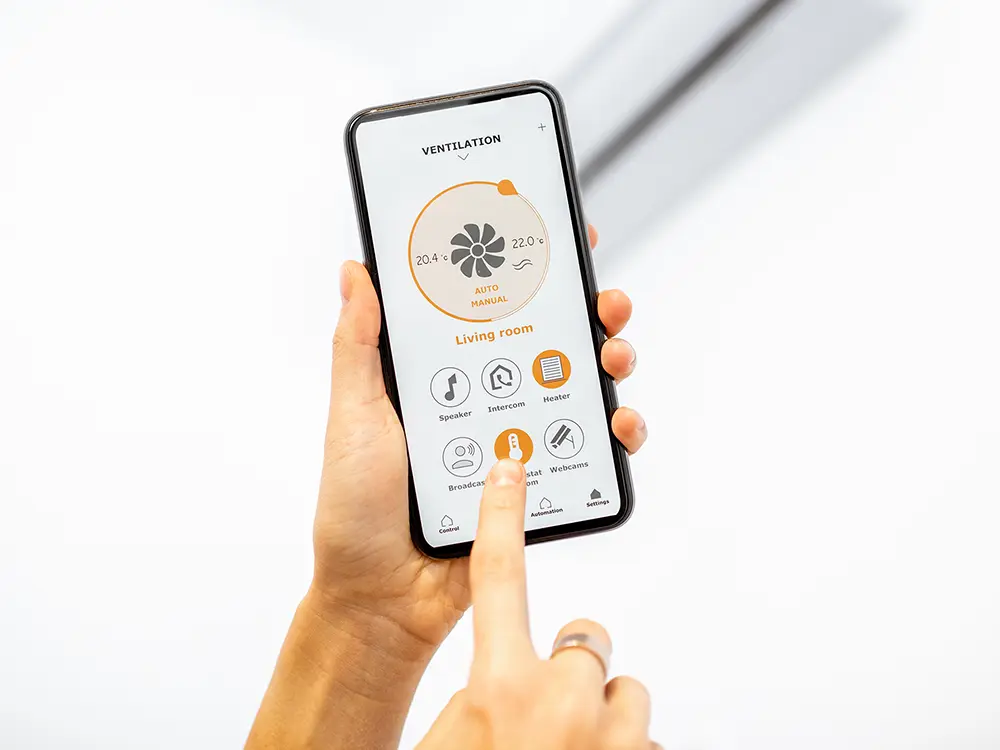 Domotique sur le téléphone