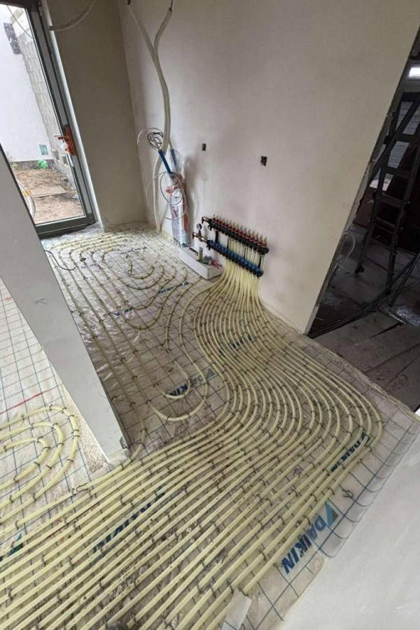 Réalisation - Chauffage par le sol