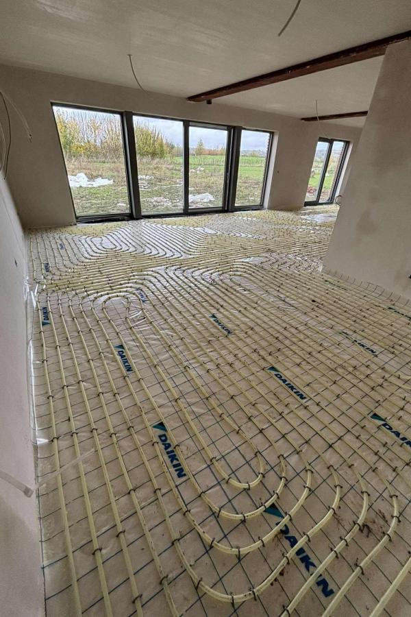 Réalisation - Chauffage par le sol